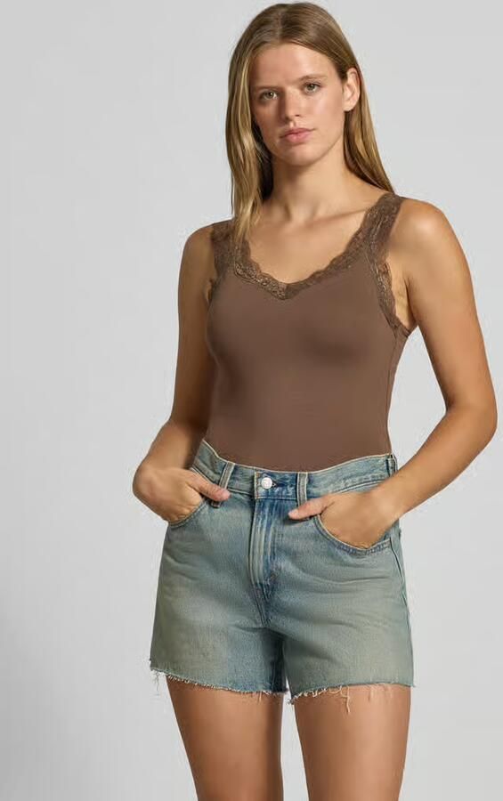 Pieces slim fit tanktop van viscosemix model 'BARBERA' - Foto 2