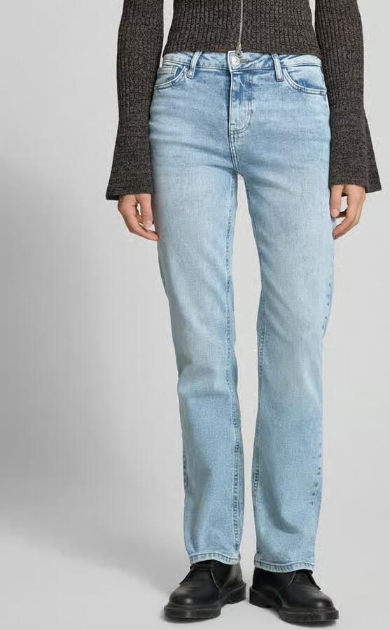 Pieces Straight fit jeans van katoenmix model 'KELLY' - Foto 2