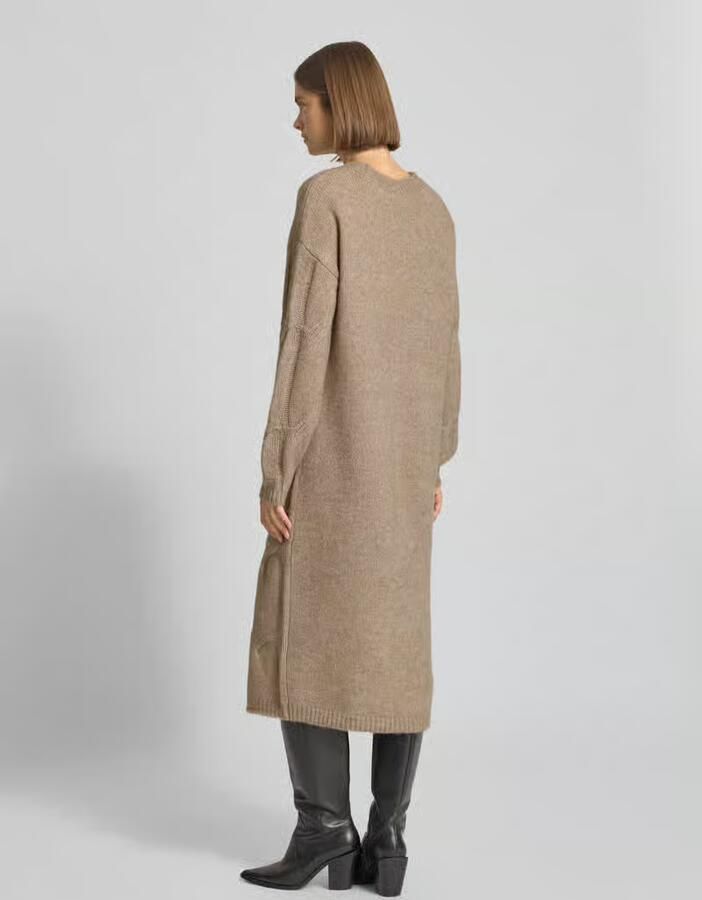 Pieces Relaxed fit gebreide jurk met wol model 'JENNA'