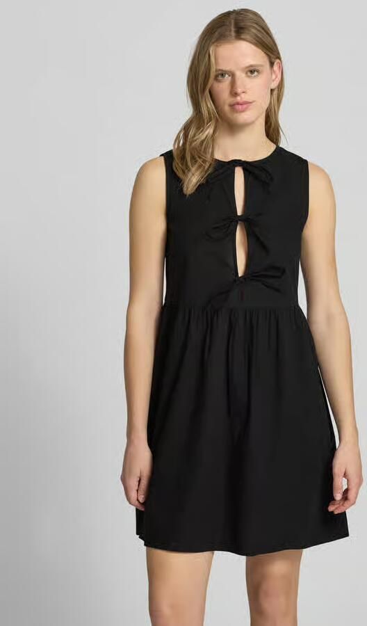 Pieces Uitlopend blousejurk van puur katoen model 'JOLLY' - Foto 3