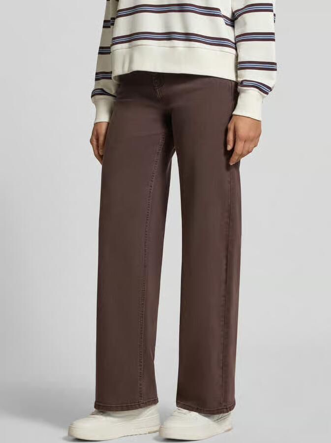Pieces Wide & loose fit jeans van katoenmix model 'SILKE' - Foto 5