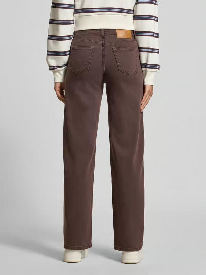 Pieces Wide & loose fit jeans van katoenmix model 'SILKE' - Foto 4