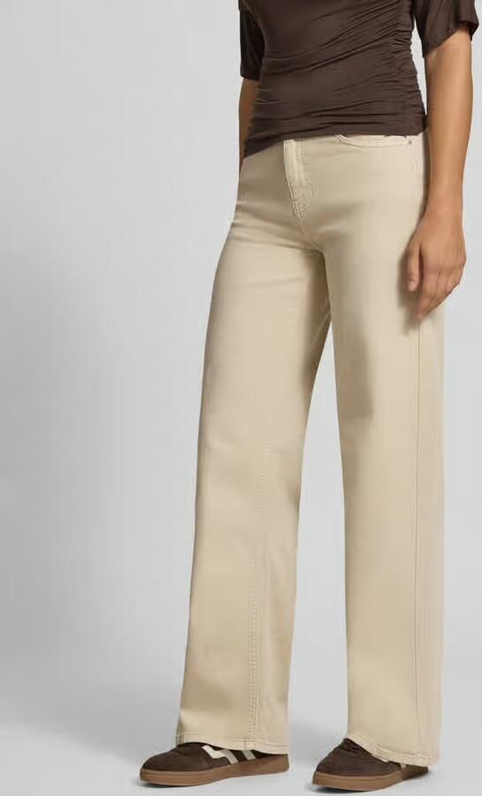 Pieces Wide & loose fit jeans van katoenmix model 'SILKE' - Foto 2