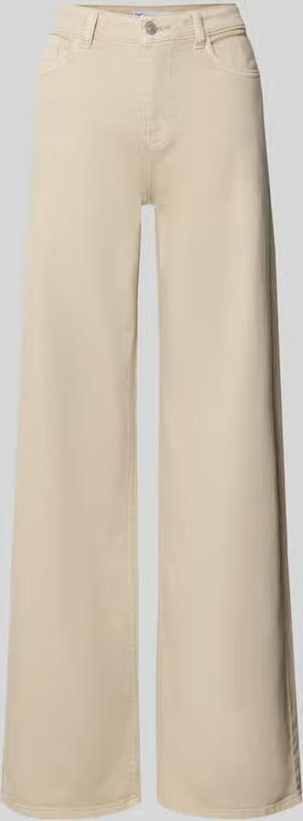 Pieces Wide & loose fit jeans van katoenmix model 'SILKE' - Foto 3
