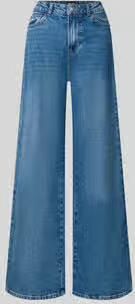 Pieces wide fit jeans van katoenmix model 'SELMA'
