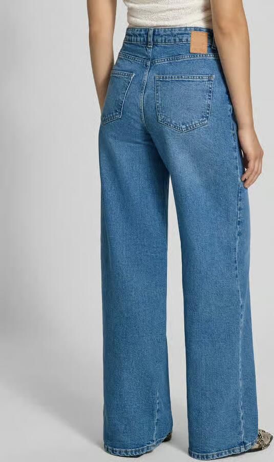 Pieces wide fit jeans van katoenmix model 'SELMA' - Foto 2