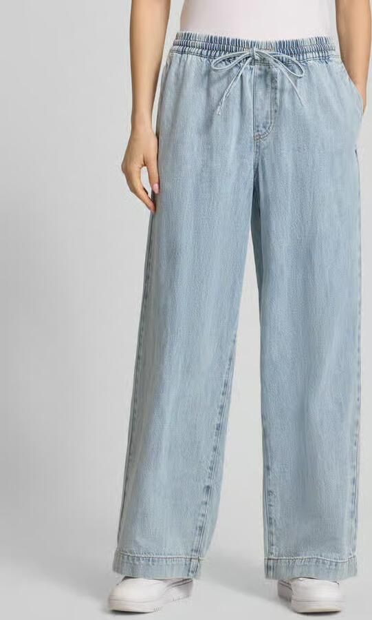 Pieces Wide leg jeans van puur katoen model 'GEGGO' - Foto 3