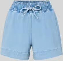 Pieces Wide leg korte jeans van katoenmix model 'BILLO'