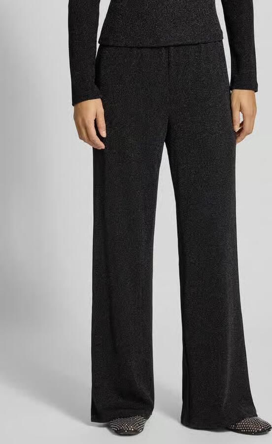 Pieces Wijde broek met elastische band model 'JINA' - Foto 2