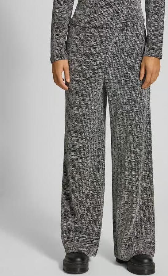 Pieces Wijde broek met elastische band model 'JINA' - Foto 2