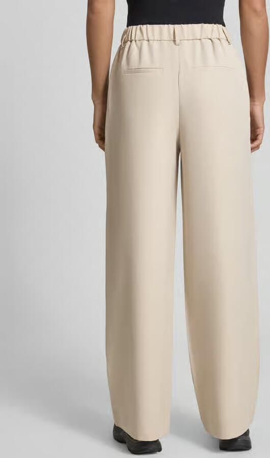 Pieces Wijde broek met elastische band model 'KAMIL' - Foto 3