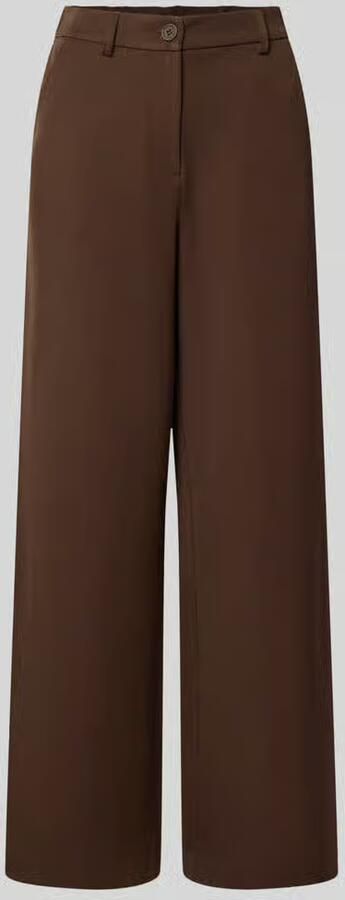 Pieces Wijdvallende broek met viscose model 'KAMIL'