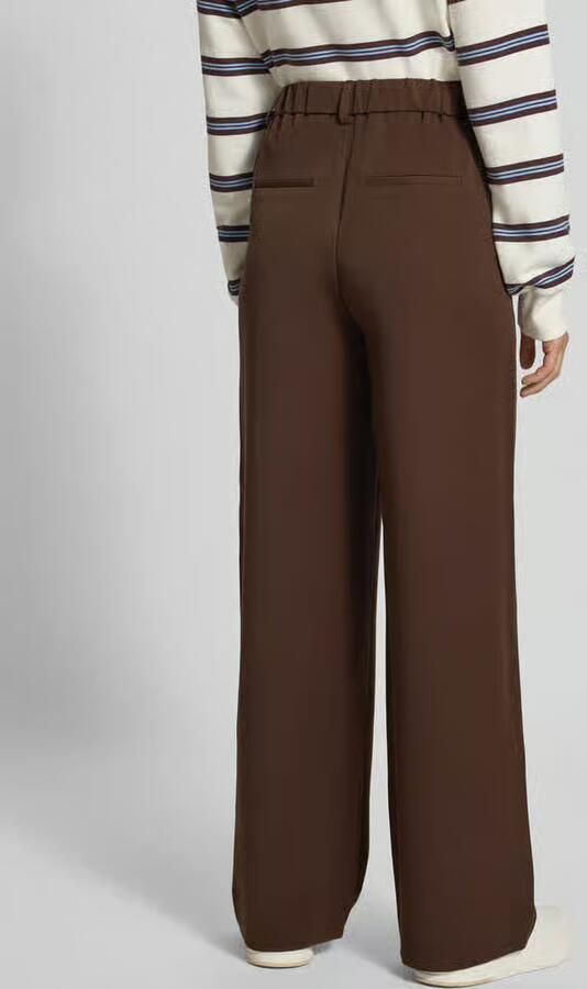Pieces Wijdvallende broek met viscose model 'KAMIL' - Foto 3