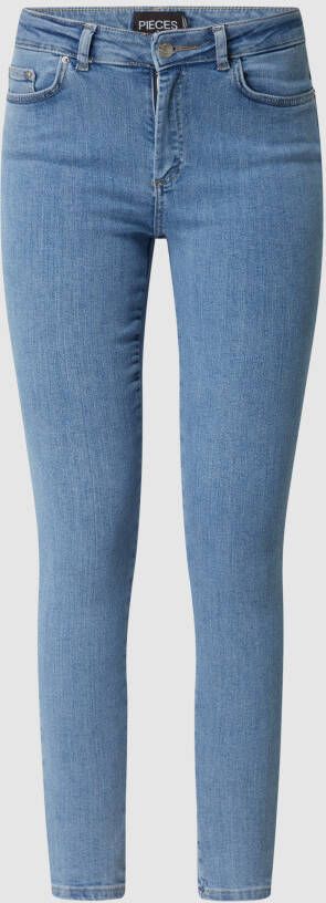 Pieces Skinny fit jeans met stretch model 'Delly'