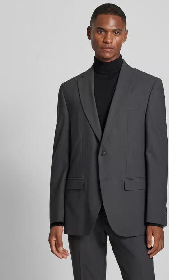 Pierre Cardin 2-knoops colbert met klepzakken model 'Grant'