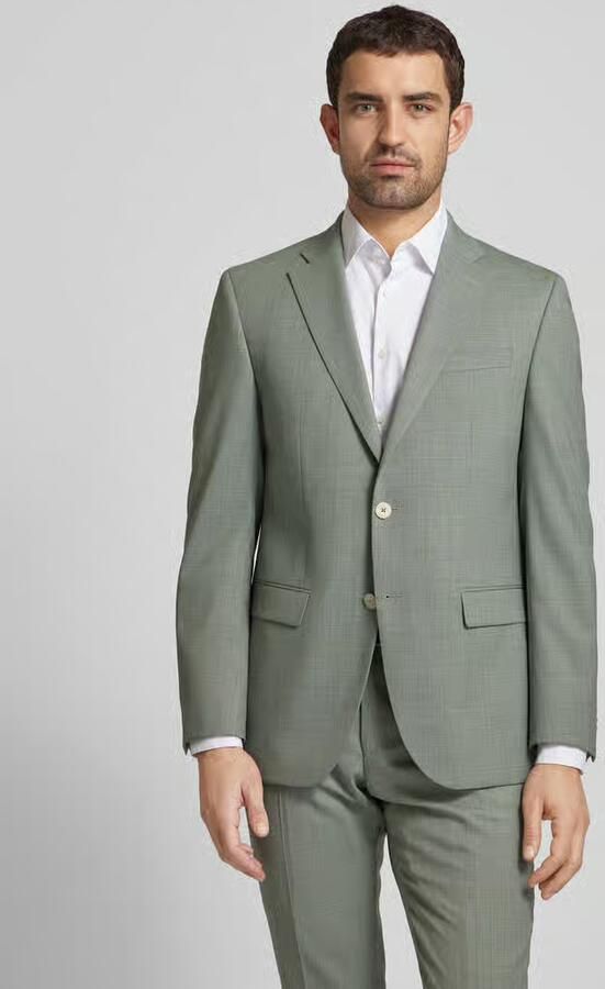 Pierre Cardin 2-knoops colbert van scheerwolmix met klepzakken - Foto 4