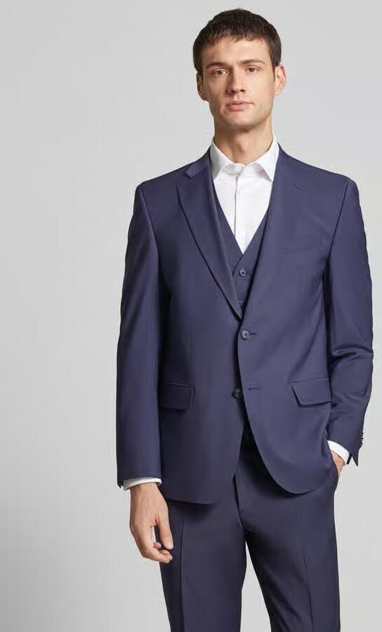 Pierre Cardin Colbert met paspelzak op de borst model 'Grant' - Foto 2