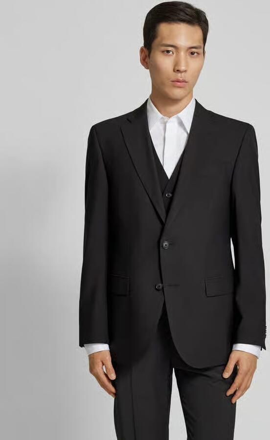 Pierre Cardin Colbert met paspelzak op de borst model 'Grant' - Foto 2