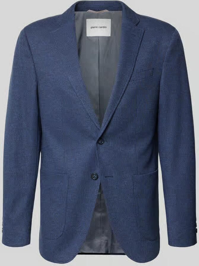 Pierre Cardin Fijn gestructureerd slim fit 2-knoops colbert model 'Michel'