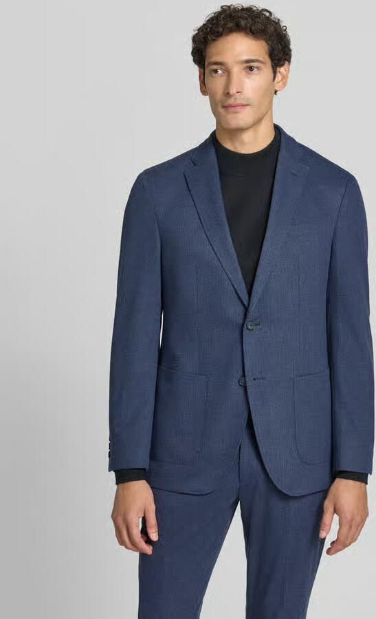 Pierre Cardin Fijn gestructureerd slim fit 2-knoops colbert model 'Michel' - Foto 2