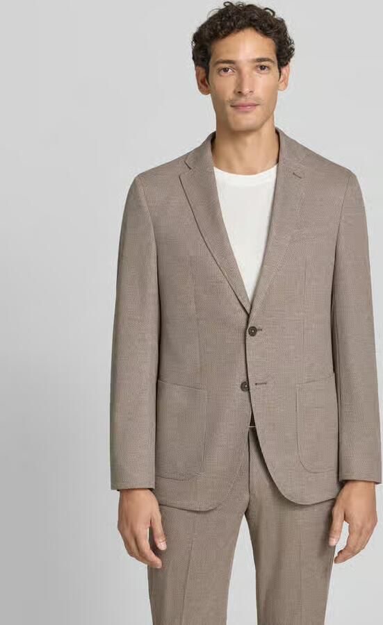 Pierre Cardin Fijn gestructureerd slim fit 2-knoops colbert model 'Michel' - Foto 3