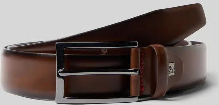 Pierre Cardin Leren riem met doornsluiting van metaal - Foto 2