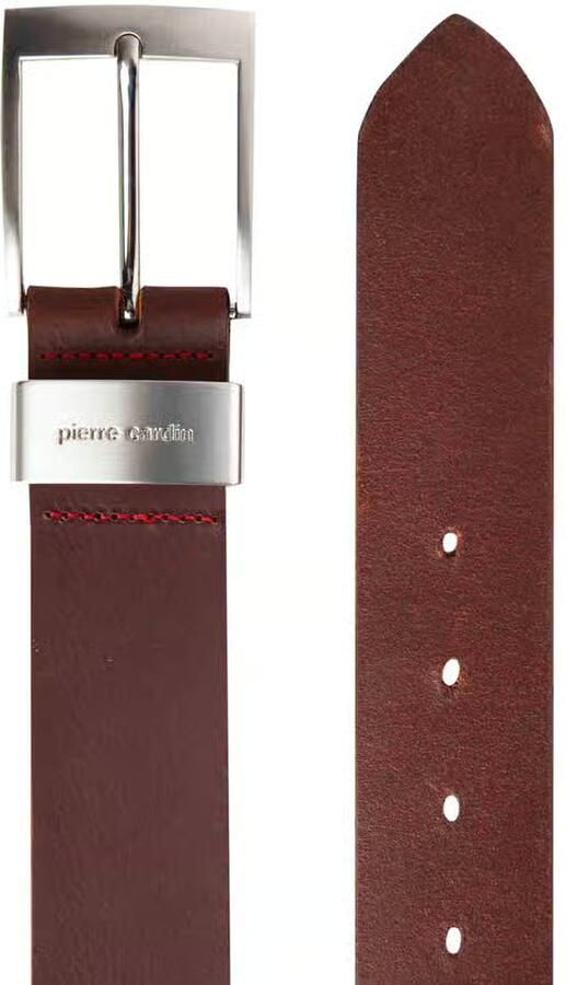 Pierre Cardin Leren riem met matte sluiting