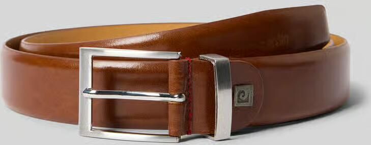 Pierre Cardin Leren riem met metalen lus