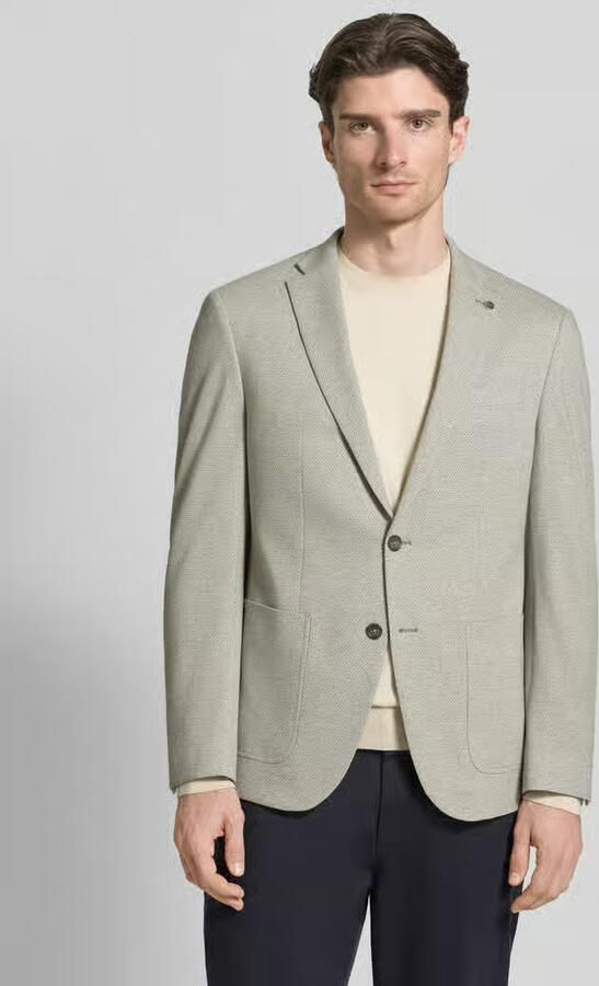 Pierre Cardin modern fit 2-knoops colbert met reverskraag - Foto 3