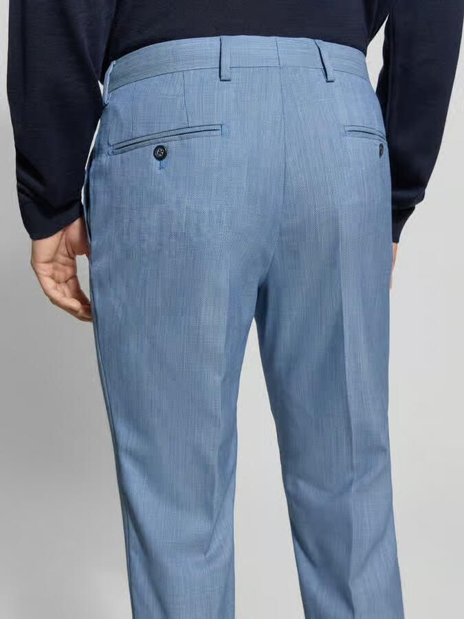 Pierre Cardin Pantalon van scheerwolmix met vouwlijnen