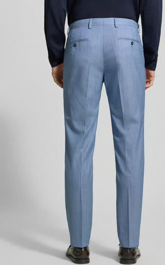 Pierre Cardin Pantalon van scheerwolmix met vouwlijnen