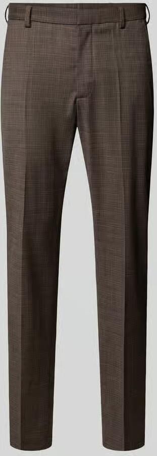 Pierre Cardin Pantalon van scheerwolmix met vouwplooi model 'Ryan'