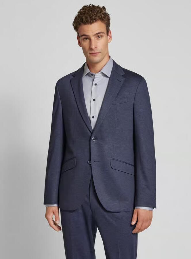 Pierre Cardin Regular fit 2-knoops colbert met klepzakken model 'Lukas' - Foto 2