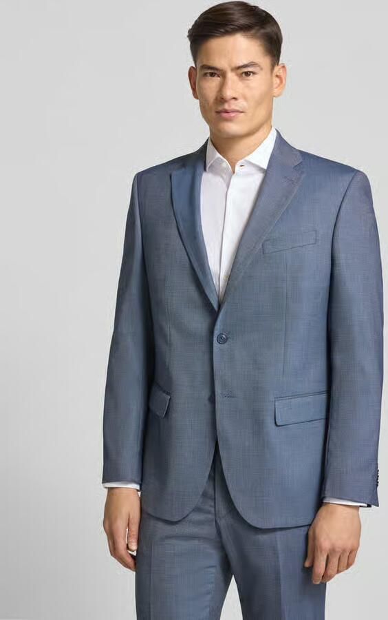 Pierre Cardin Regular fit 2-knoops colbert met wol - Foto 2