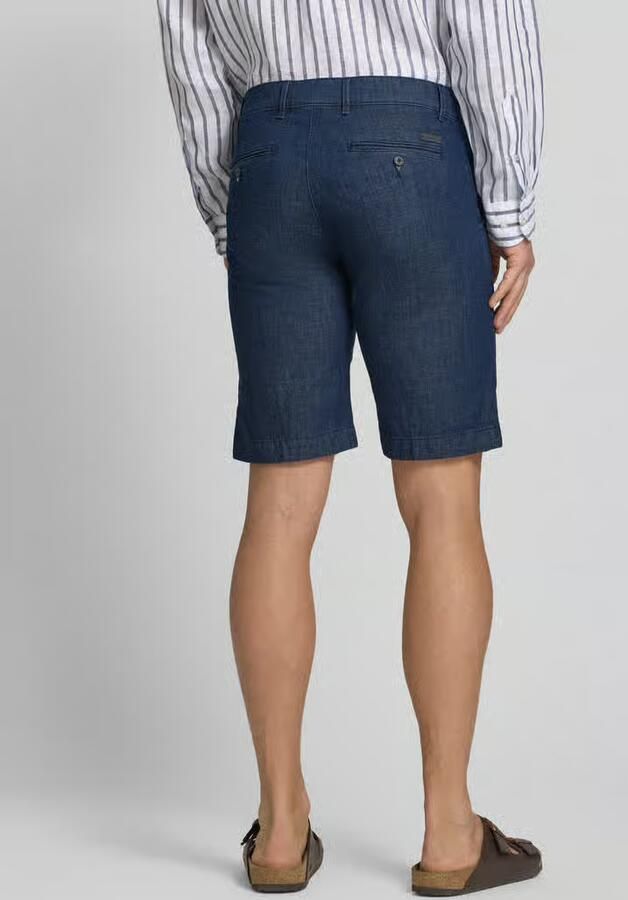 Pierre Cardin regular fit bermuda s in denimlook met paspelzak - Foto 3