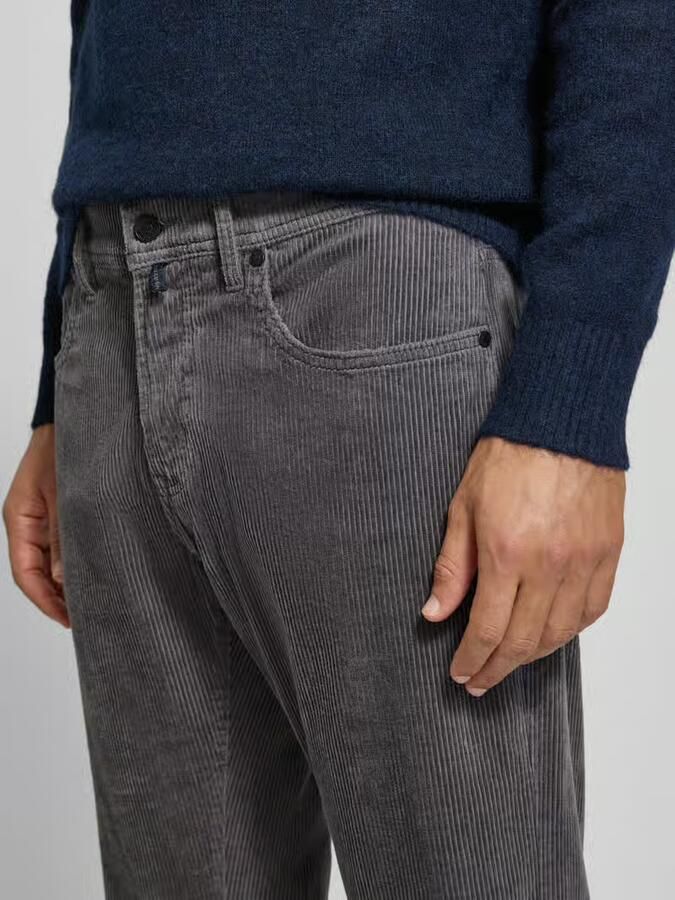 Pierre Cardin Regular fit corduroy broek met steekzakken model 'Laval' - Foto 2