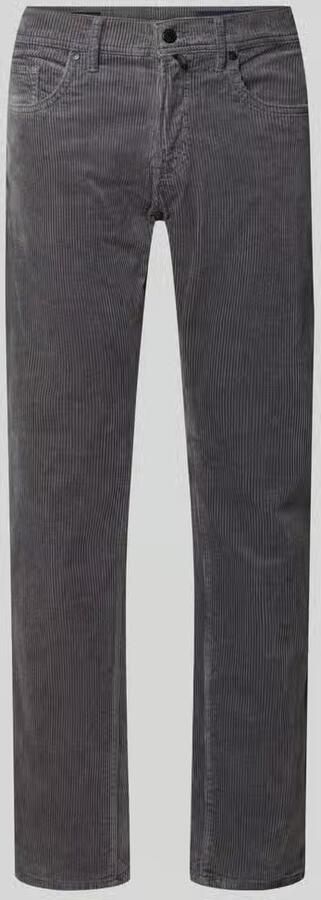 Pierre Cardin Regular fit corduroy broek met steekzakken model 'Laval'