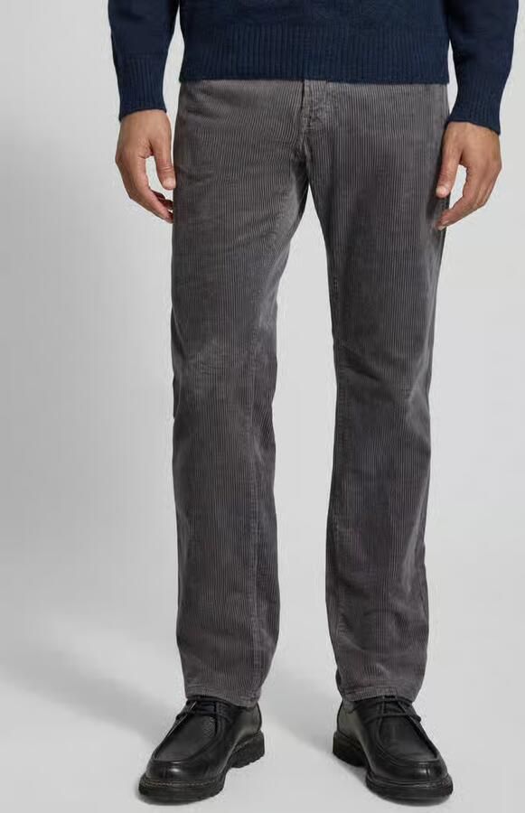 Pierre Cardin Regular fit corduroy broek met steekzakken model 'Laval' - Foto 2