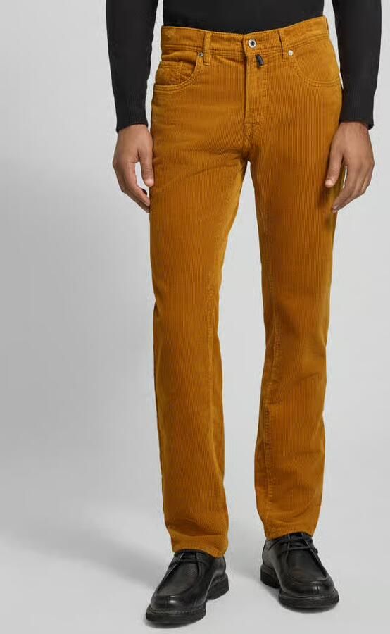 Pierre Cardin Regular fit corduroy broek met steekzakken model 'Laval' - Foto 2