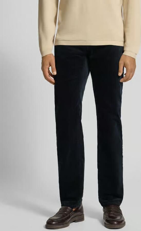 Pierre Cardin Regular fit corduroy broek met steekzakken model 'Laval' - Foto 2