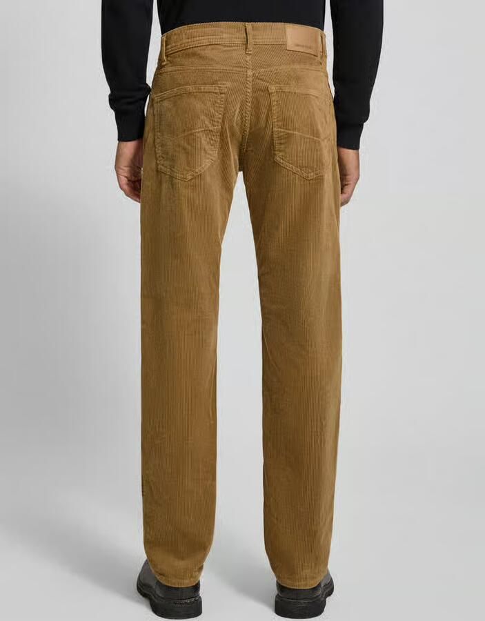 Pierre Cardin regular fit corduroy broek met steekzakken model 'Laval'