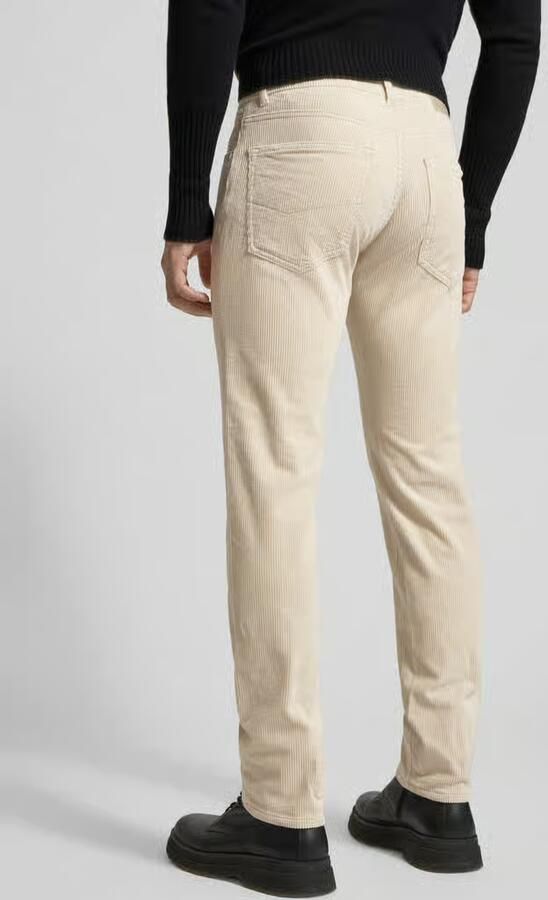 Pierre Cardin regular fit corduroy broek met steekzakken model 'Laval'