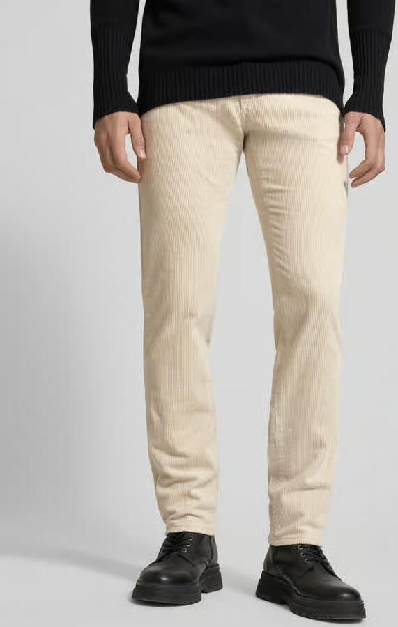 Pierre Cardin regular fit corduroy broek met steekzakken model 'Laval' - Foto 2