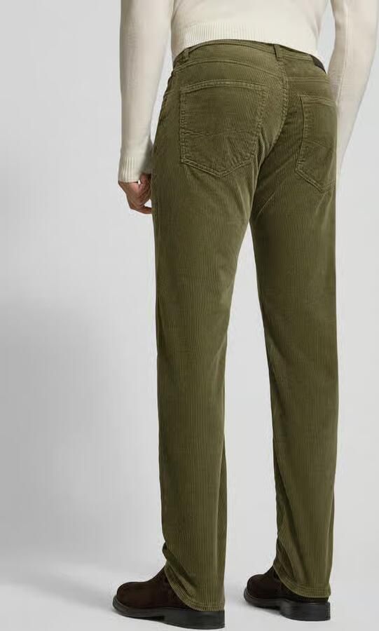 Pierre Cardin regular fit corduroy broek met steekzakken model 'Laval'