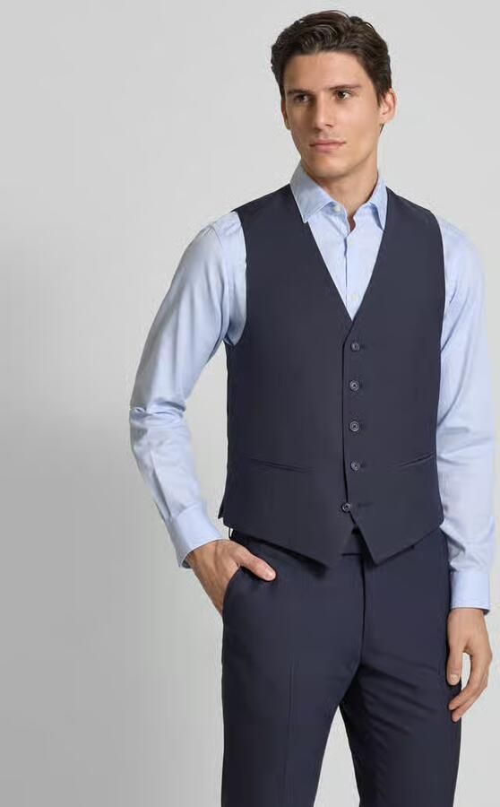 Pierre Cardin Regular fit gilet van scheerwolmix model 'HUGO' - Foto 2