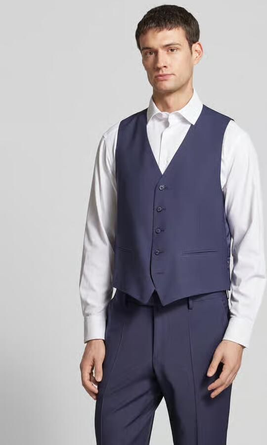 Pierre Cardin Regular fit gilet van scheerwolmix model 'HUGO' - Foto 2