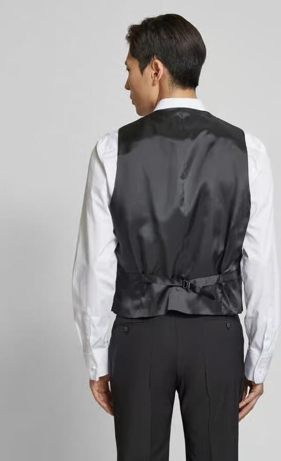 Pierre Cardin Regular fit gilet van scheerwolmix model 'HUGO'