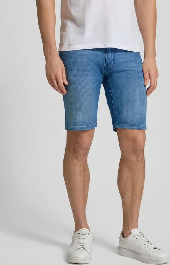 Pierre Cardin regular fit jeansshort met steekzakken model 'Sisteron' - Foto 2