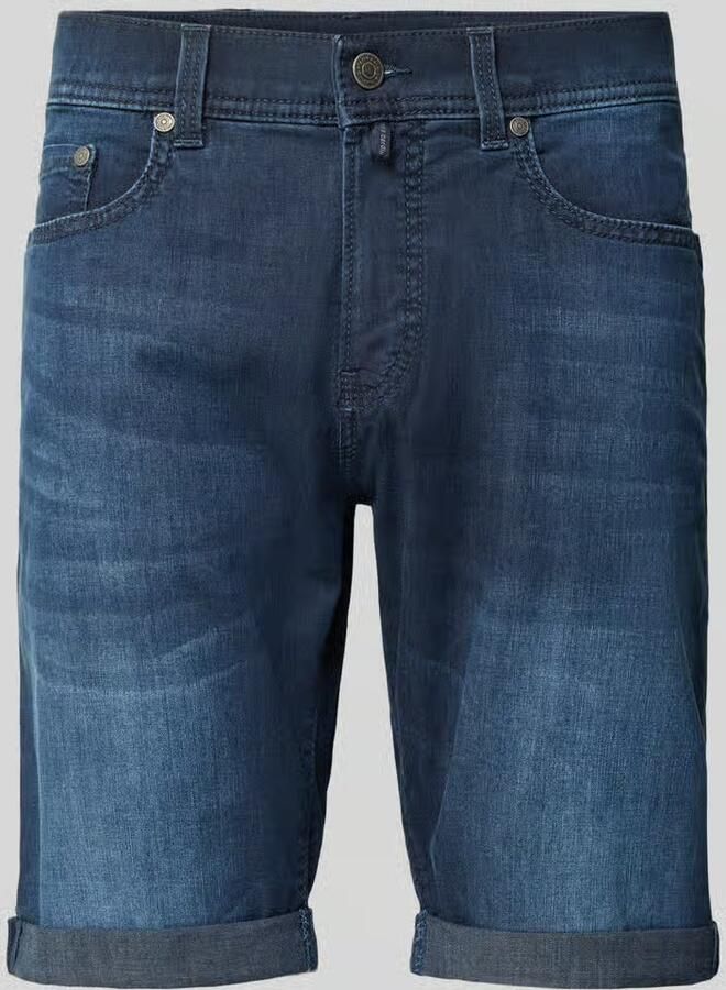 Pierre Cardin regular fit korte jeans met labeldetail - Foto 2
