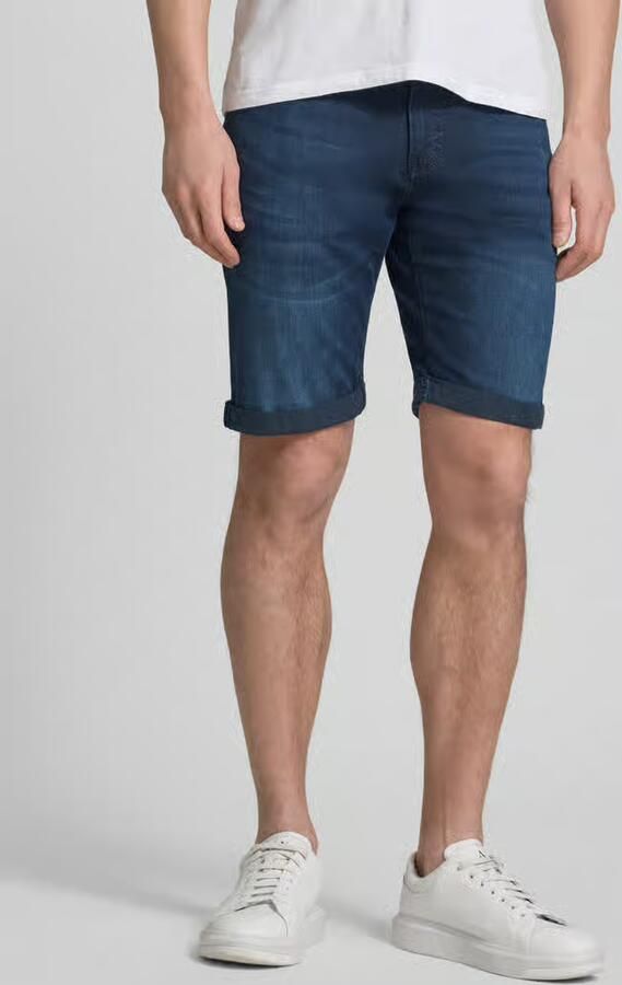 Pierre Cardin regular fit korte jeans met labeldetail - Foto 2
